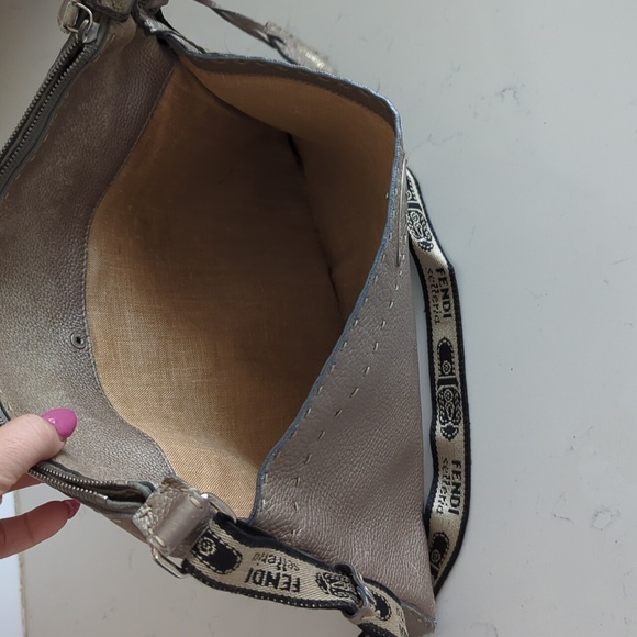 Fendi Selleria gray crossbody - vintage - Picture 14 of 16